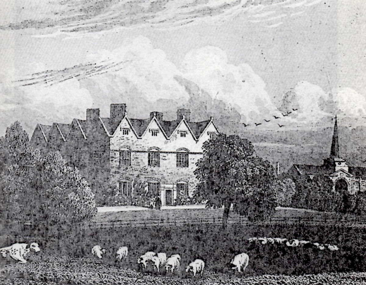 Over Court with its archway shown on the right Over Court